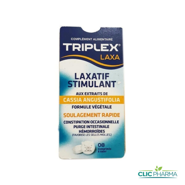 TRIPLEX LAXATIF CASSIA (8 COMPRIMES A SUCER)