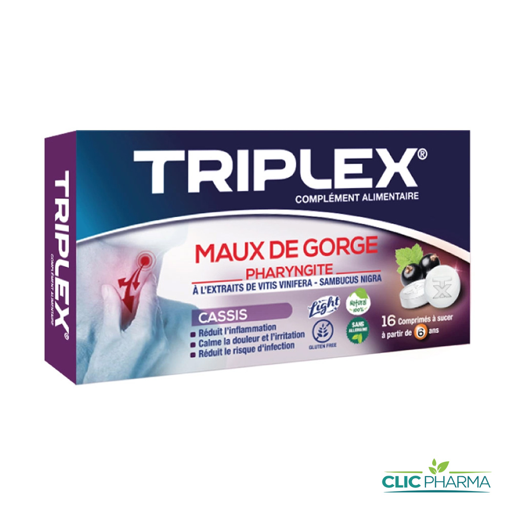 TRIPLEX MAUX DE GORGE CASSIS