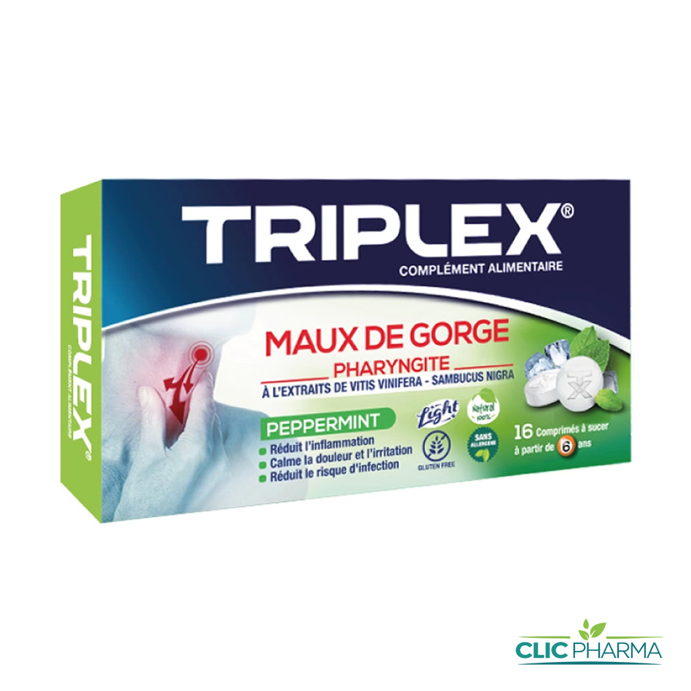 TRIPLEX MAUX DE GORGE PEPPERMINT