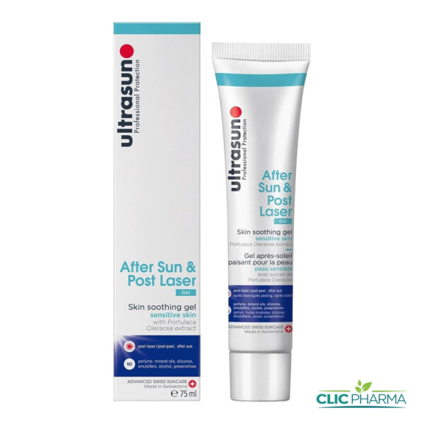 ULTRASUN AFTER SUN & POST LASER GEL CALMANT 75ML