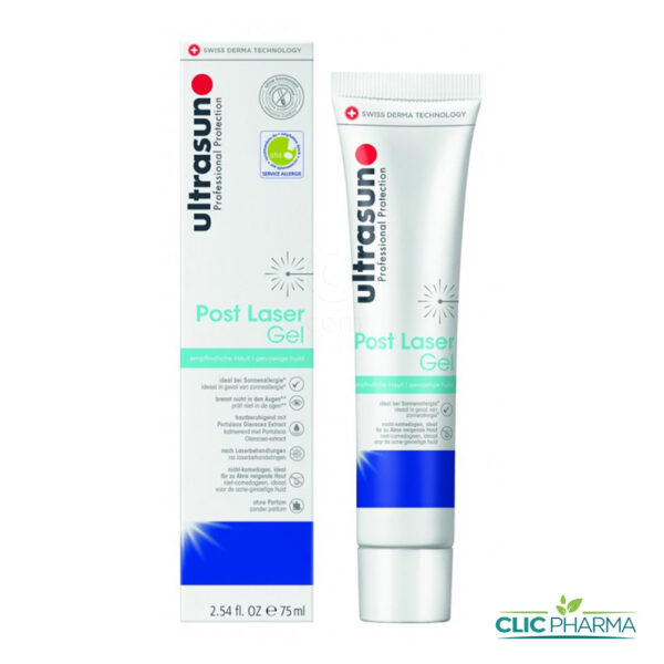 ULTRASUN AFTER SUN + POST LASER GEL CALMANT 75ML