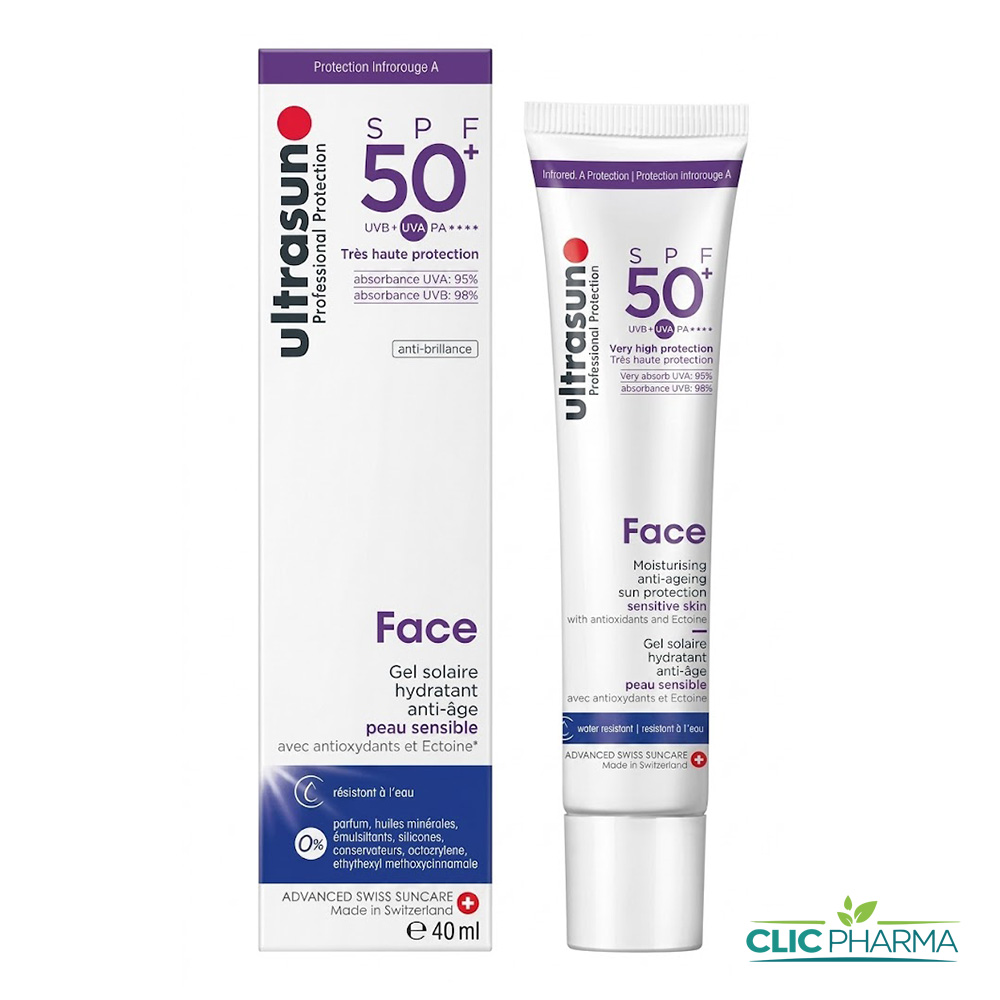 ULTRASUN ECRAN FACE SPF50+ 40ML