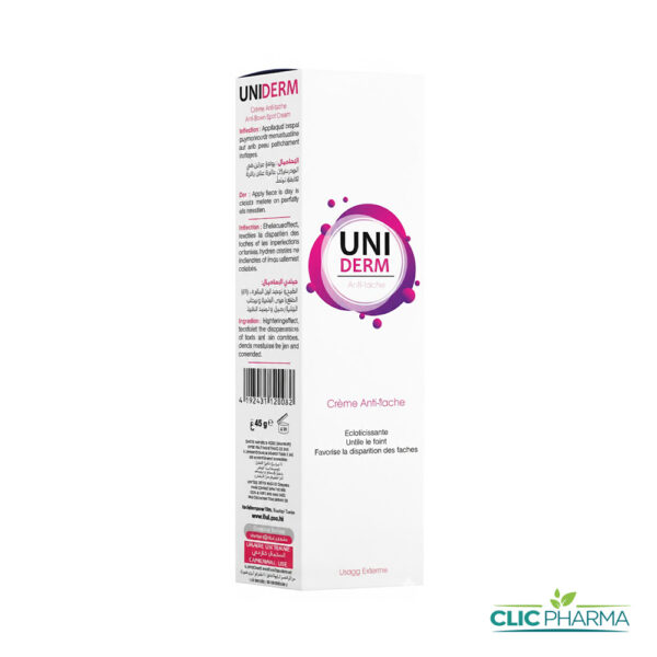 UNIDERM CRÈME ANTI-TACHE 45g