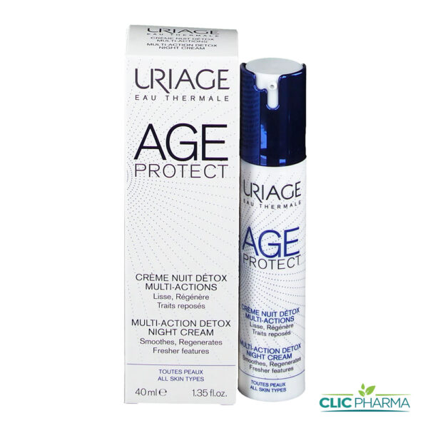 URIAGE AGE PROTECT CREME DE NUIT DETOX MULTI-ACTIONS 40ML