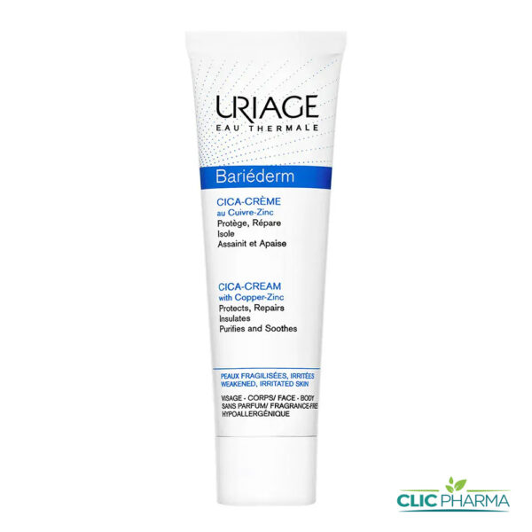URIAGE BARIEDERM CICA CREME CU-ZN 100ML