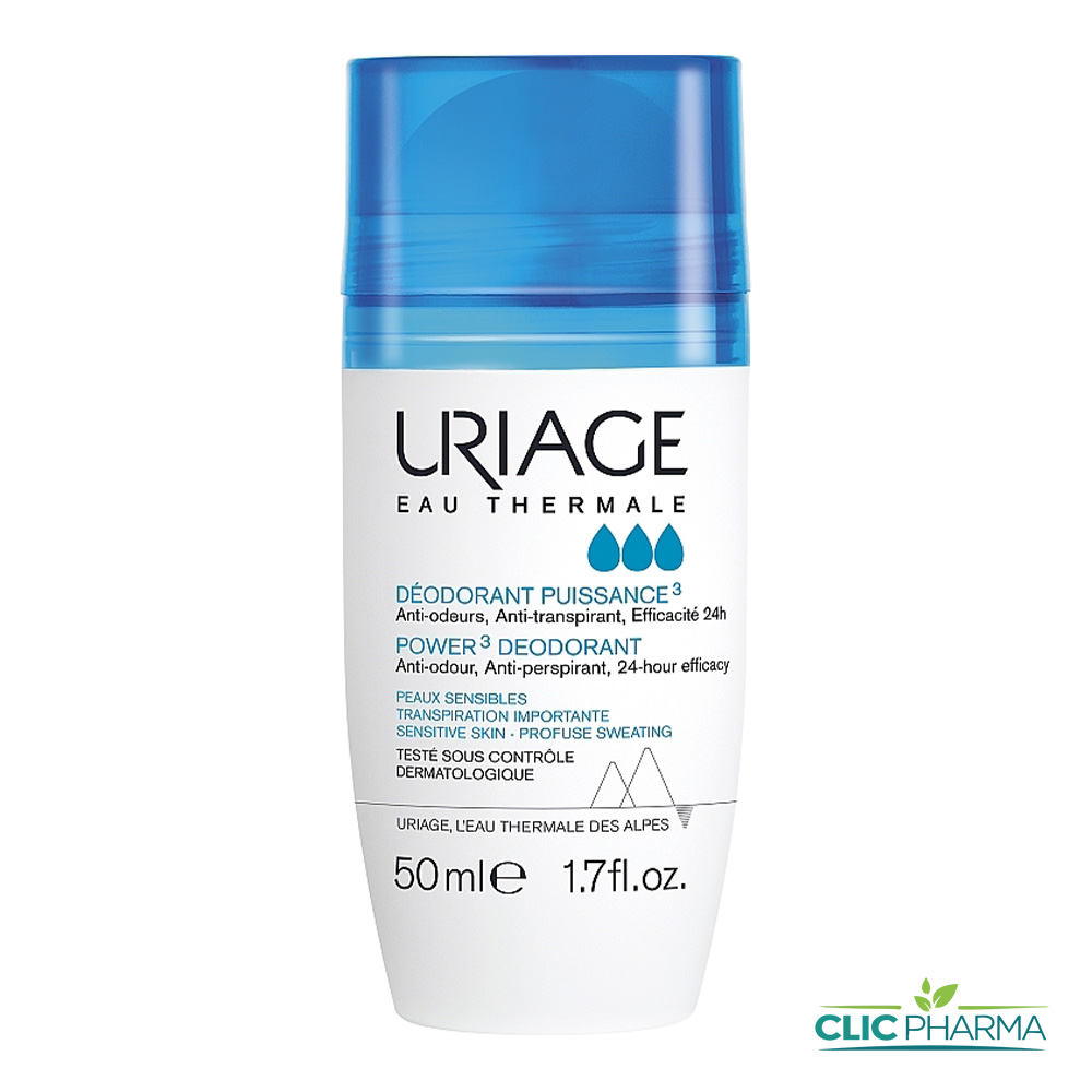 URIAGE DEODORANTE POWER 3 ROLL ON