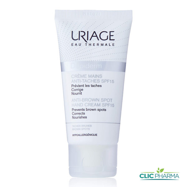 URIAGE DEPIDERM CREME MAINS SPF15 50ML