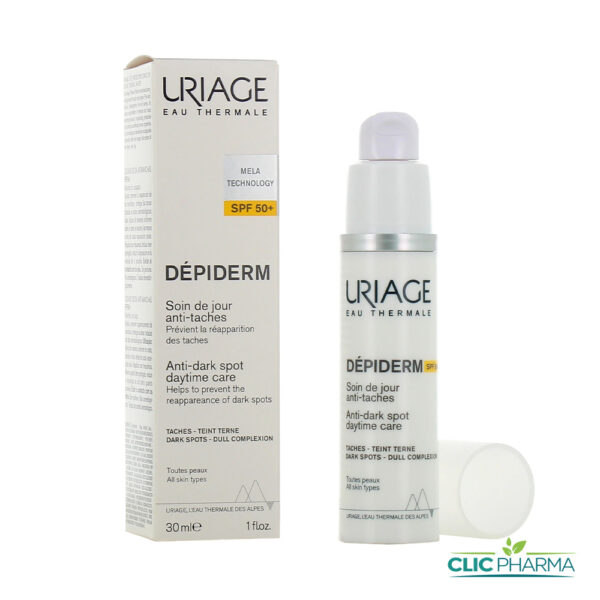 URIAGE DEPIDERM SPF50+ SOIN DE JOUR ANTI-TACHES 30ML
