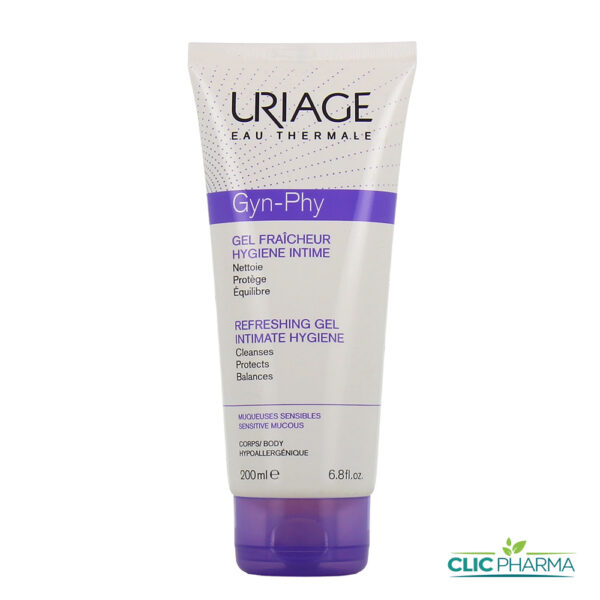 URIAGE GYN-PHY GEL FRAICHEUR HYGIENE INTIME PEAUX SENSIBLES 200ML
