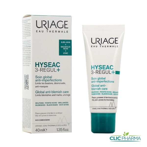 URIAGE HYSEAC 3 REGUL+ SOIN GLOBALE 40ML