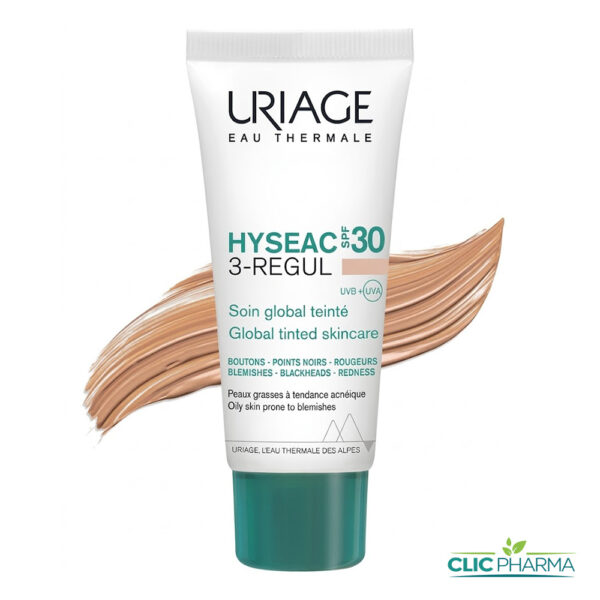 URIAGE HYSEAC 3-REGUL SOIN GLOBAL TEINTE SPF30 40ML