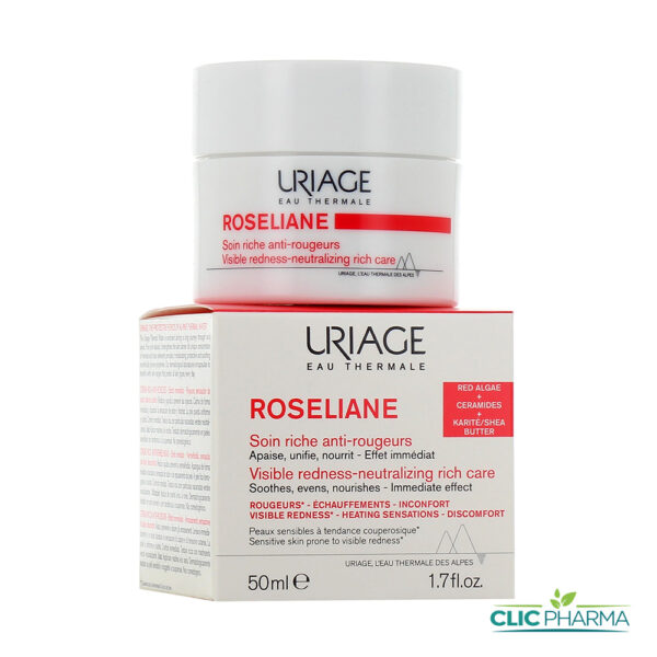 URIAGE ROSELIANE CREME RICHE ANTI-ROUGEURS 50ML