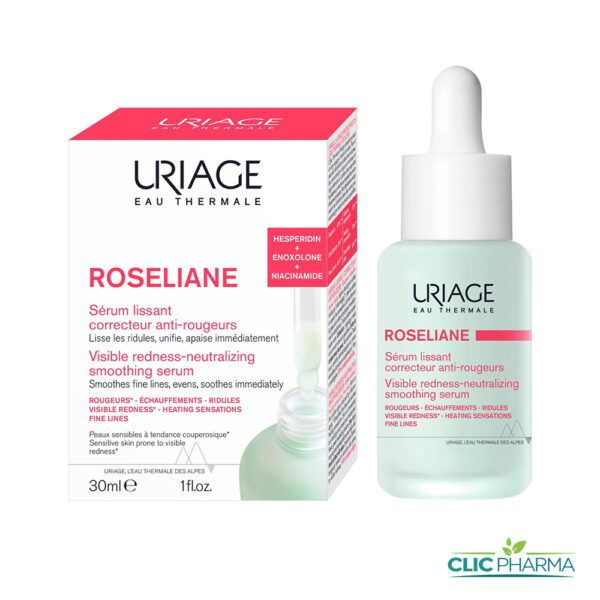 URIAGE ROSELIANE SERUM LISSANT CORRECTEUR ANTI-ROUGEURS 30ML