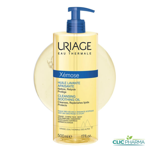 URIAGE XEMOSE HUILE LAVANTE APAISANTE 500ML