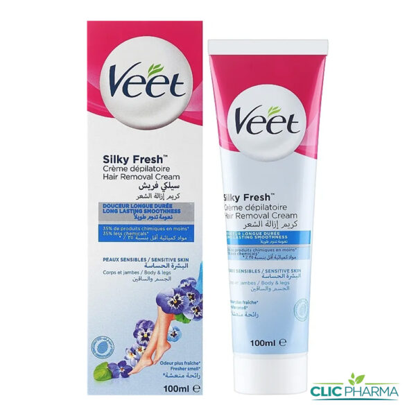 VEET CREME DEPILATOIRE SENSITIVE BLEU 100ML