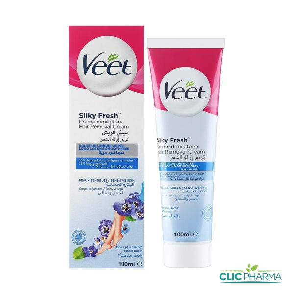 VEET CREME DEPILATOIRE SENSITIVE BLEU 100ML