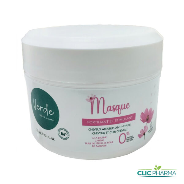 VERDE MASQUE ANTI-CHUTE FORTIFIANT ET STIMULANT 300ML CHEVEUX AFFAIBLIS