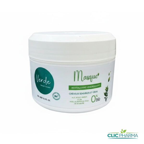 VERDE MASQUE REVITALISANT ENERGISANT 300ML CHEVEUX GRAS