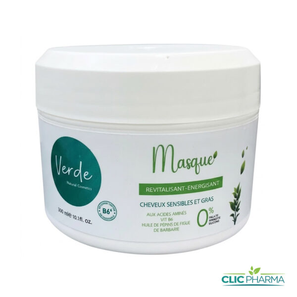 VERDE MASQUE REVITALISANT ENERGISANT 300ML CHEVEUX GRAS