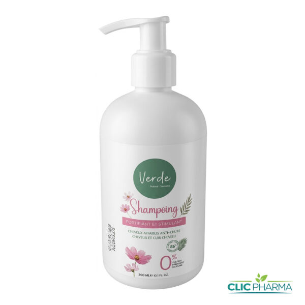 VERDE SHAMPOING FORTIFIANT ET STIMULANT CHEVEUX AFFAIBLIS 300ML