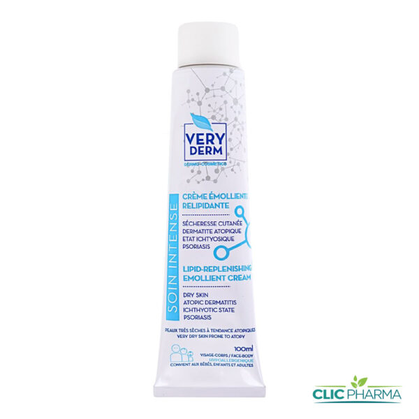 VERYDERM CREME EMOLLIENTE RELIPIDANTE 100ML