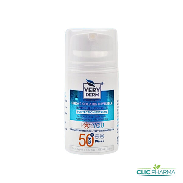 VERYDERM ECRAN INVISIBLE SPF50+ 50ML