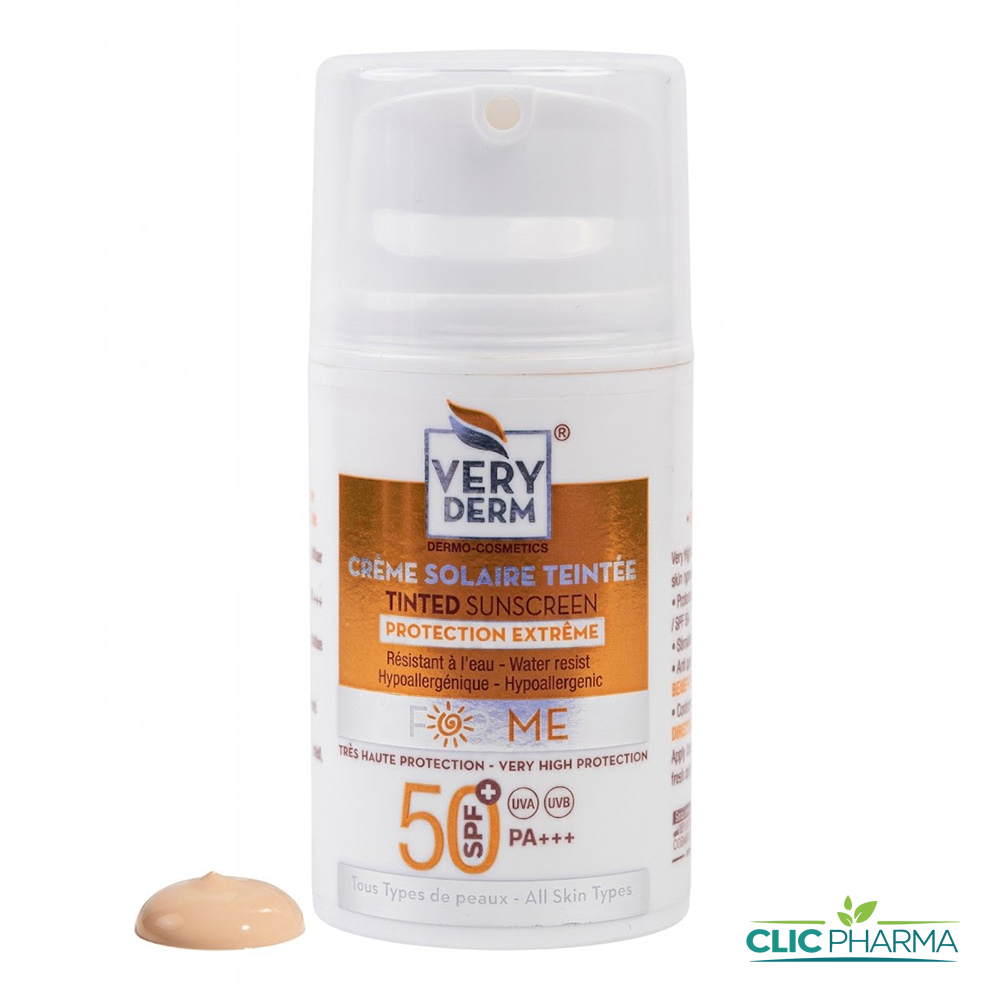 VERYDERM ECRAN TEINTE SPF50+ 50ML
