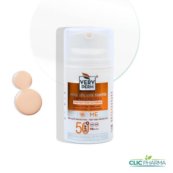 VERYDERM ECRAN TEINTE SPF50+ 50ML