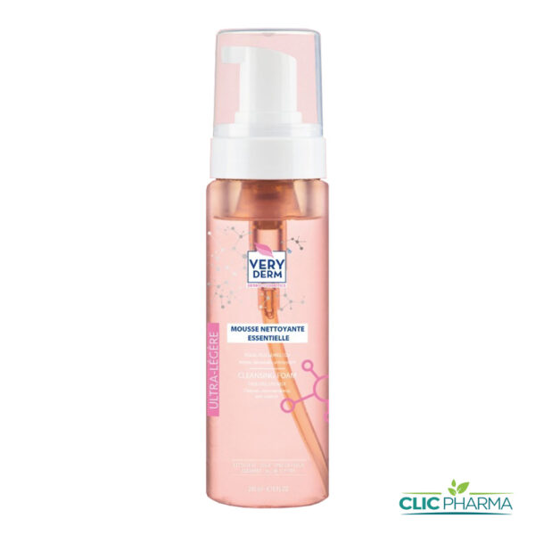 VERYDERM MOUSSE NETTOYANTE ESSENTIELLE ULTRA LEGERE 200ML