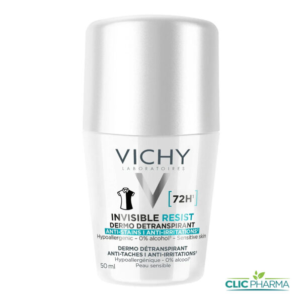 VICHY DEODORANT INVISIBLE RESIST 72H ROLL-ON 50ML