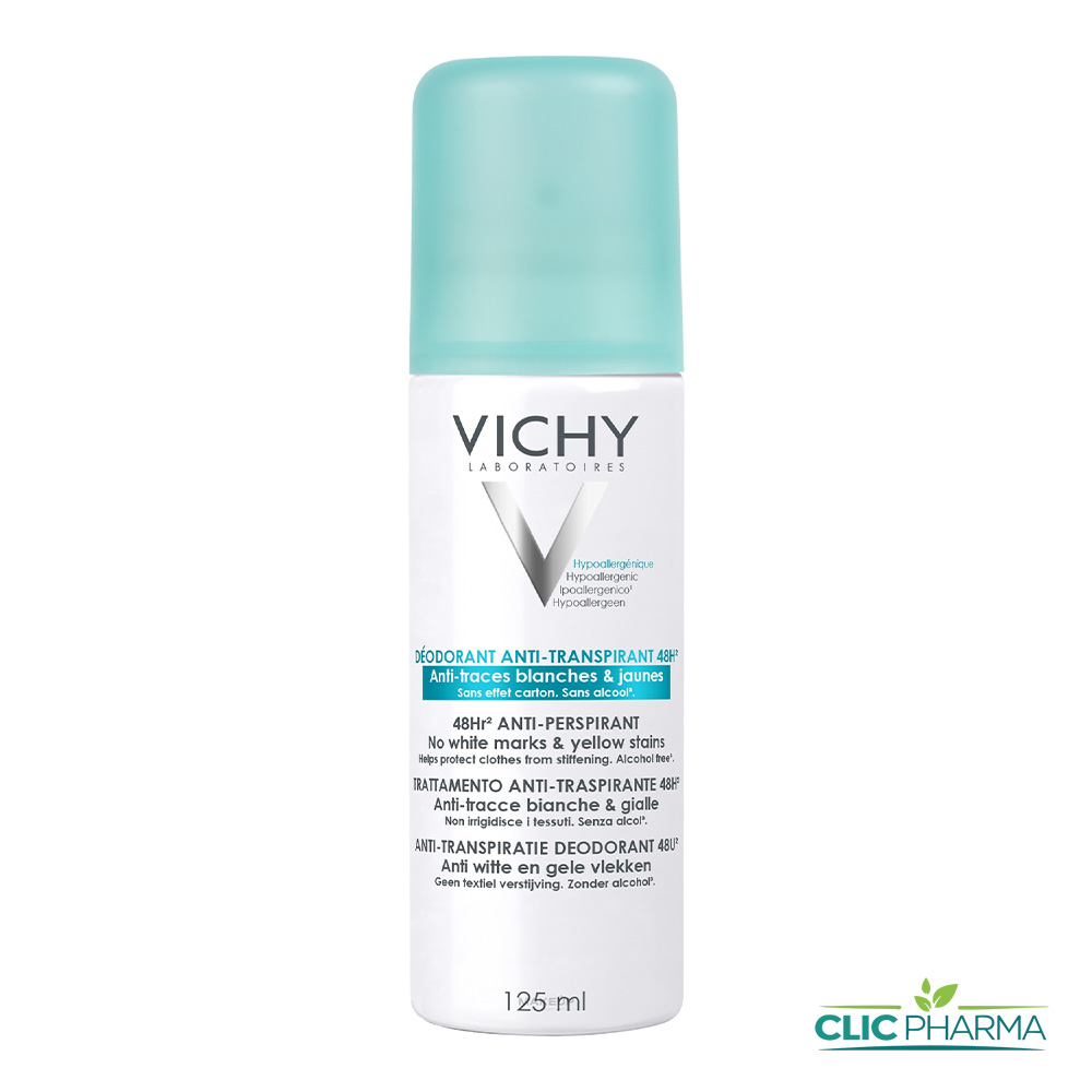 VICHY DEO AEROSOL TRACES 48H 125ML