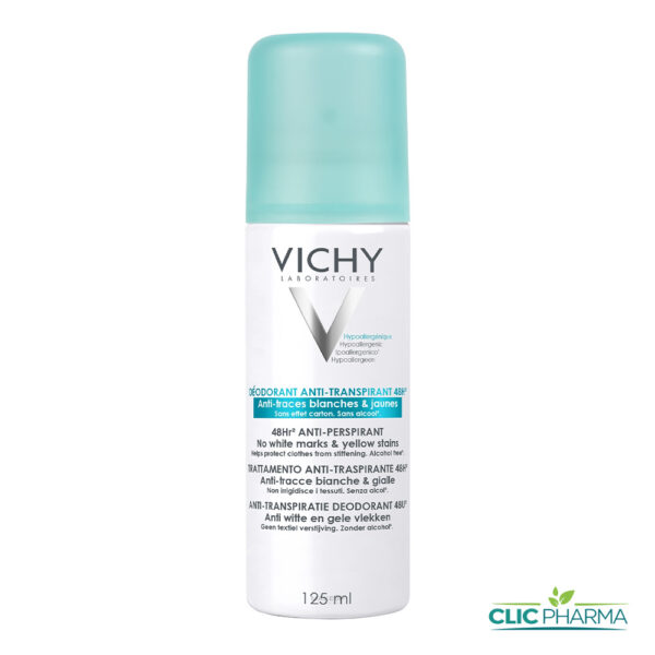 VICHY DEODORANT AEROSOL ANTI-TRACES 48H 125ML