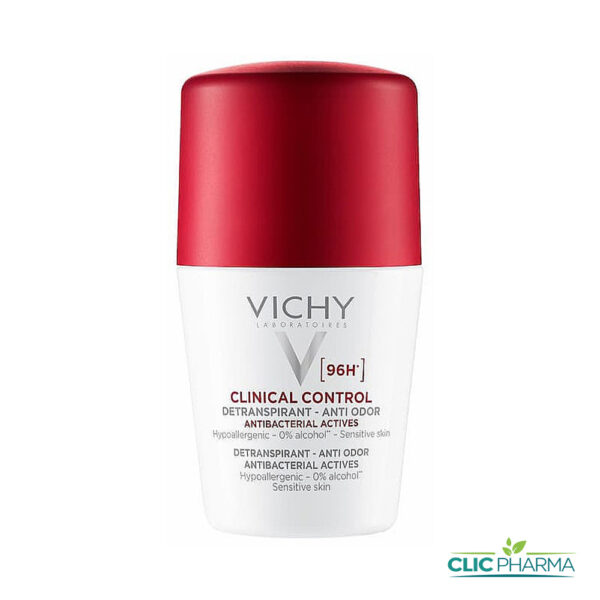 VICHY CLINICAL CONTROL DEODORANT 96H ROLL-ON 50ML