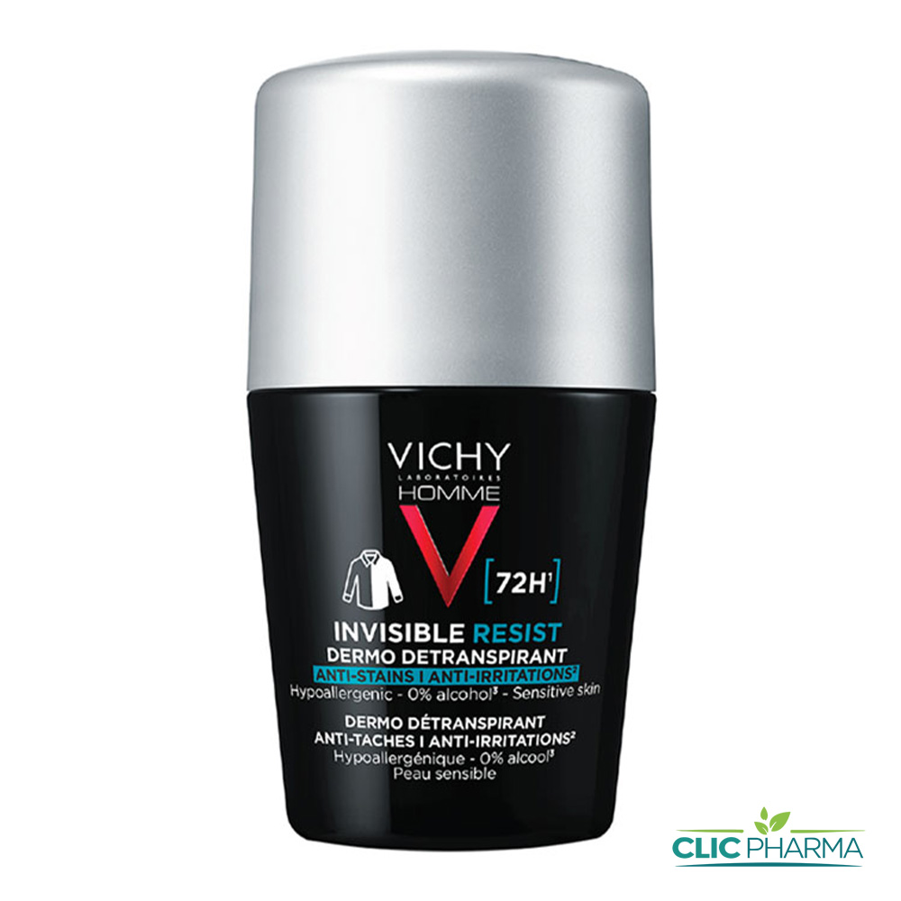 VICHY DEO HOMME 72 INVISIBLE RESIST 50ML