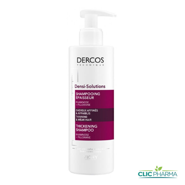 VICHY DERCOS DENSI-SOLUTIONS SHAMPOING CHEVEUX AFFINES ET AFFEBLIS 250ML