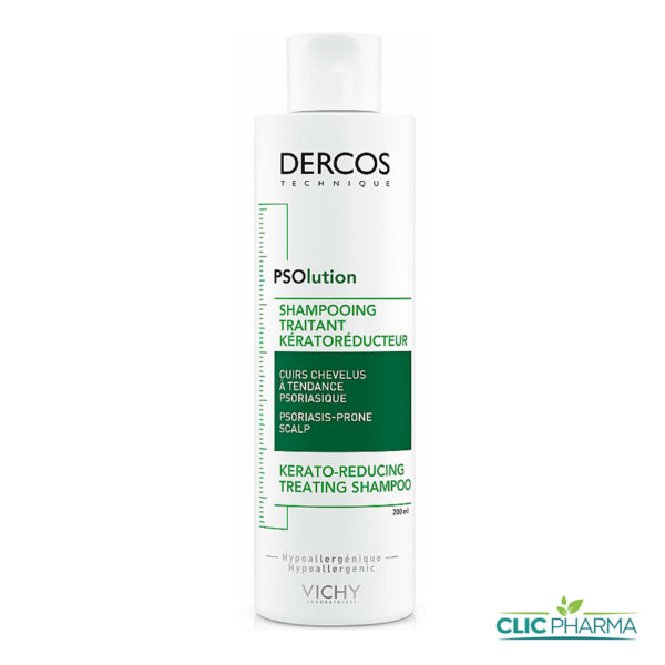 VICHY DERCOS PSOLUTION SHAMPOING TRAITANT KERATOREDUCTEUR 200ML