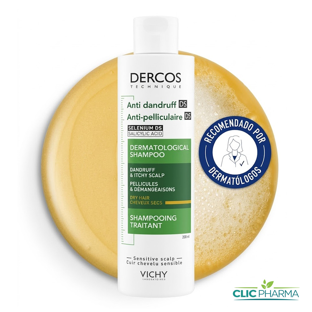 VICHY DERCOS SH ANTI-PELL CH SECS 200ML