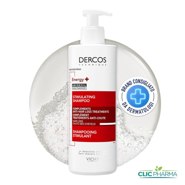 VICHY DERCOS SHAMPOOING ENERGISANT STIMULANT ANTI-CHUTES 200ML