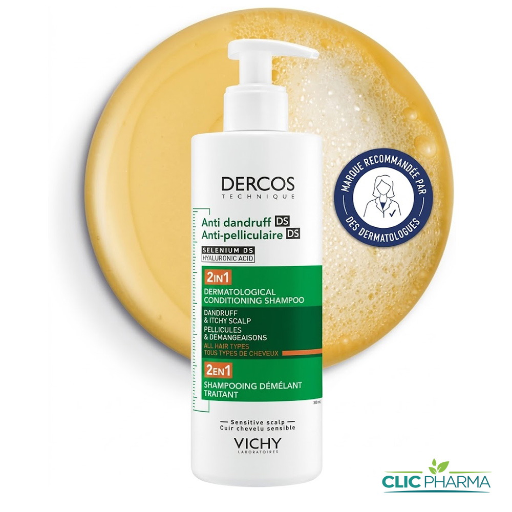 VICHY DERCOS SHAMP ANTI-PELL DS 2EN1 200ML