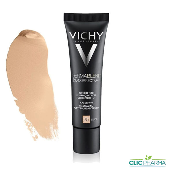 VICHY DERMABLEND 3D CORRECTION FOND DE TEINT SPF25 25 NUDE 30ML