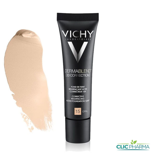 VICHY DERMABLEND 3D CORRECTION FOND DE TEINT SPF25 15 OPAL 30ML