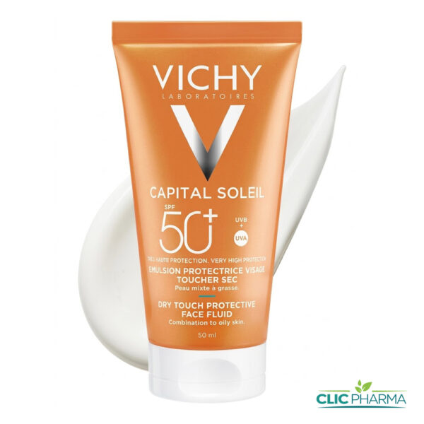 VICHY ECRAN EMULSION ANTI-BRILLANCE TOUCHER SEC SPF50+ 50ML