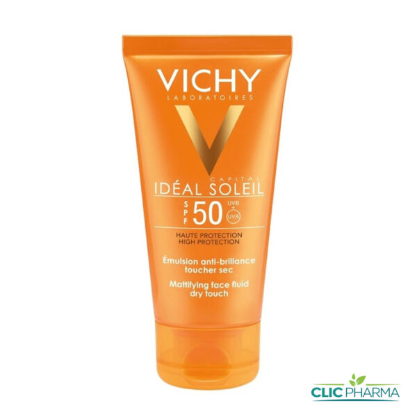 VICHY ECRAN EMULSION ANTI-BRILLANCE TOUCHER SEC SPF50+ 50ML