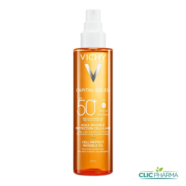 VICHY HUILE SOLAIRE VISAGE ET CORPS SPF50+ 200ML