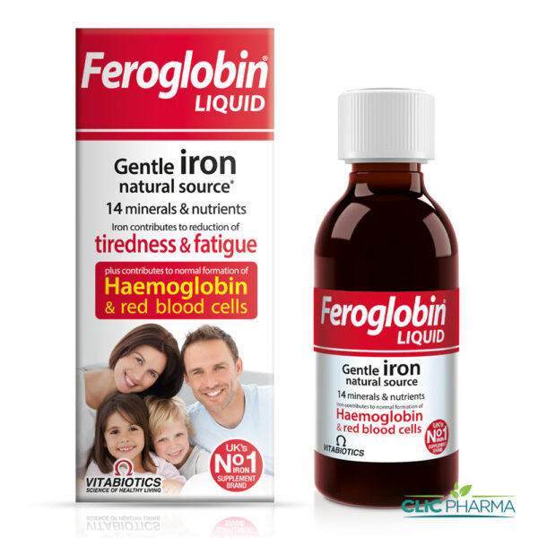 VITABIOTICS FEROGLOBIN LIQUID SIROP 200ML