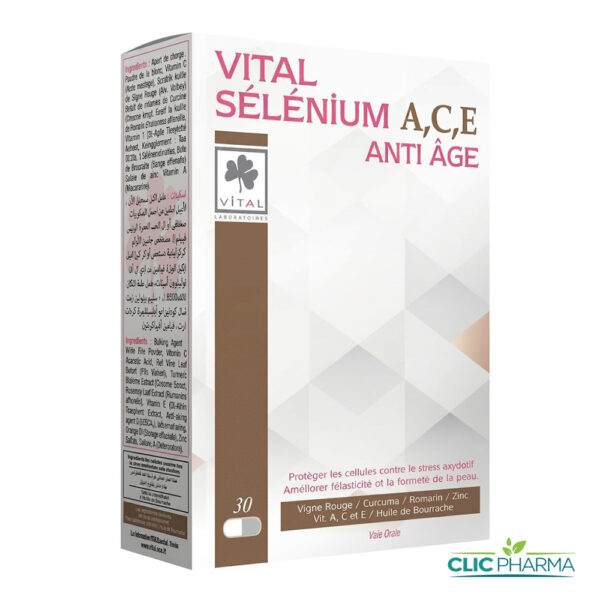 VITAL SELENIUM A,C,E ANTI-AGE (30 GELULES)