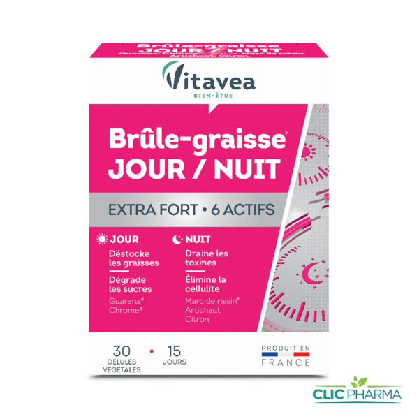 VITAVEA BRULE GRAISSE JOUR ET NUIT (30 GELULES)