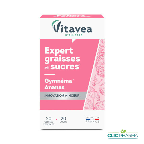 VITAVEA EXPERT GRAISSES ET SUCRES (40 GELULES)