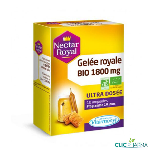 VITAVEA NECTAR ROYAL-GELEE ROYALE BIO 1800mg (10 AMPOULES)