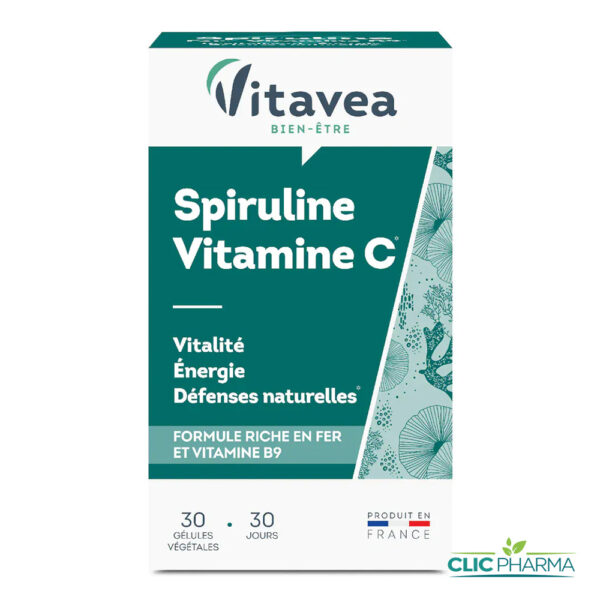 VITAVEA SPIRULINE VITAMINE C (30 GELULES)